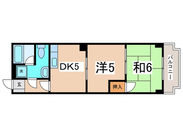 尚栄ドムスの物件間取画像